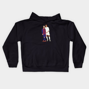 Messi – Ronaldo rivalry El Clasico Kids Hoodie